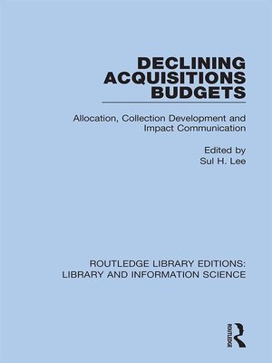 cover image of Declining Acquisitions Budgets